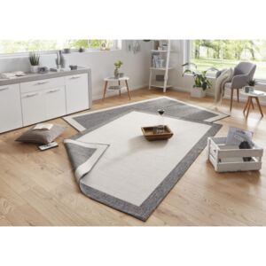 Bougari - Hanse Home koberce Kusový koberec Twin-Wendeteppiche 103108 creme grau - 80x350 cm