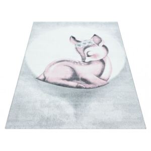 Dětský kusový koberec Bambi 850 Pink | Růžový Typ: 80x150 cm