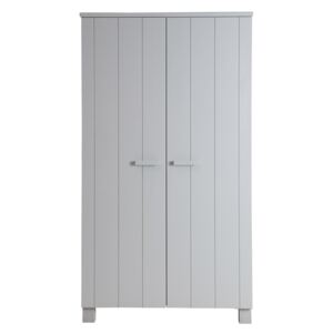 Hoorns Skříň Koben 111 cm, světle šedá
