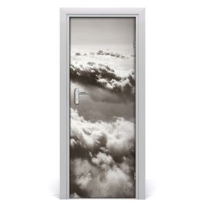 Fototapeta na dveře let nad mraky