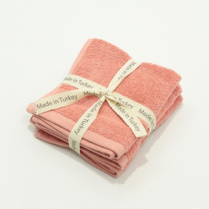 Pudrově růžový bavlněný ručník My Home Plus Guest, 33 x 33 cm