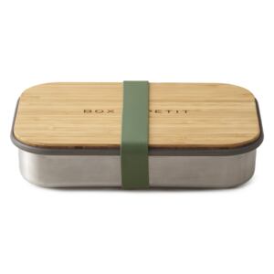 Sandwich Box nerez/bambus, zelený