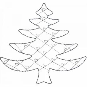 Drátěný držák na fotky Christmas Tree
