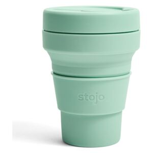 Zelený skládací hrnek Stojo Pocket Cup Seafoam, 355 ml