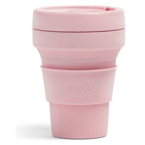 Růžový skládací hrnek Stojo Pocket Cup Carnation, 355 ml