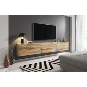 EU TV stolek SLANT 240 cm - dub wotan