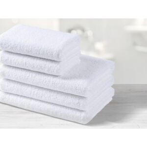 Goldea hotelový froté ručník / osuška bez bordury - bílý 70 x 140 cm