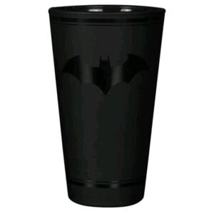 Batman Sklenice Batman - Logo, černá