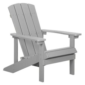 Zahradní židle ve světle šedé barvě ADIRONDACK