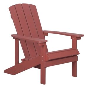 Zahradní židle v červené barvě ADIRONDACK