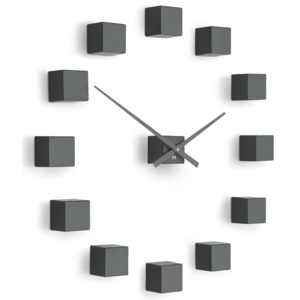 Nástěnné nalepovací hodiny Future Time FT3000TT Cubic titanium
