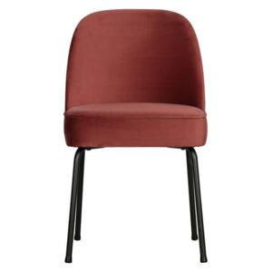 Červená jídelní židle BePureHome Vogue Chestnut