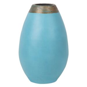Dekorativní váza modrá CORIA