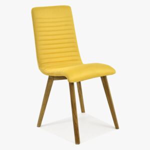 Moderní jídelní židle dub - žlutá, Arosa - Lara