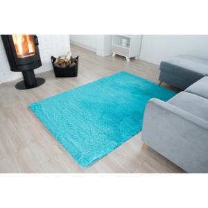 Plyšový koberec BEST - TYRKYSOVÝ Rozměr koberce: 140x200 cm