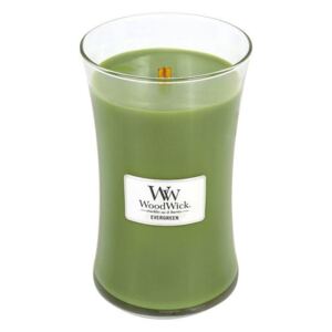 Woodwick Vonná svíčka váza Evergreen 609 g