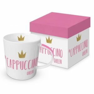 Porcelánový hrnek v krabičce Cappuccino Queen - 300ml