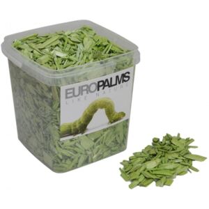 Europalms Dekorační dřevěné štěpky zeleno-žluté, balení 5,5 litru