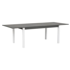 Tmavě šedý rozkládací zahradní stůl 168/248 x 100 cm PANCOLE