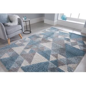 Modro-krémový koberec Flair Rugs Nuru, 80 x 150 cm