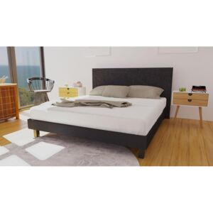 Elegantní boxpringová postel KANSAS 180x200 cm v barvě Savana Grey