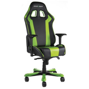 Kancelářská židle King, černá/zelená