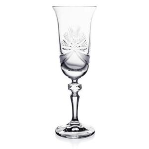 Bohemia Crystal Broušené sklenice na šampaňské Laura 1S116/17002/150ml
