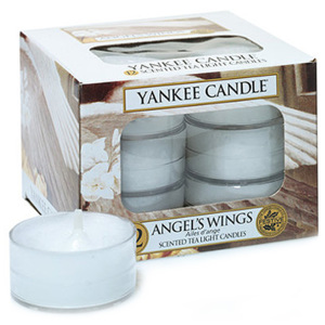 Svíčky čajové Yankee Candle Andělská křídla, 12 ks