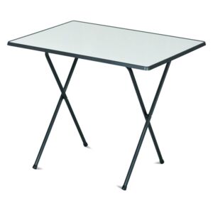 Kempingový stůl 60x80 SEVELIT antracit / bílá